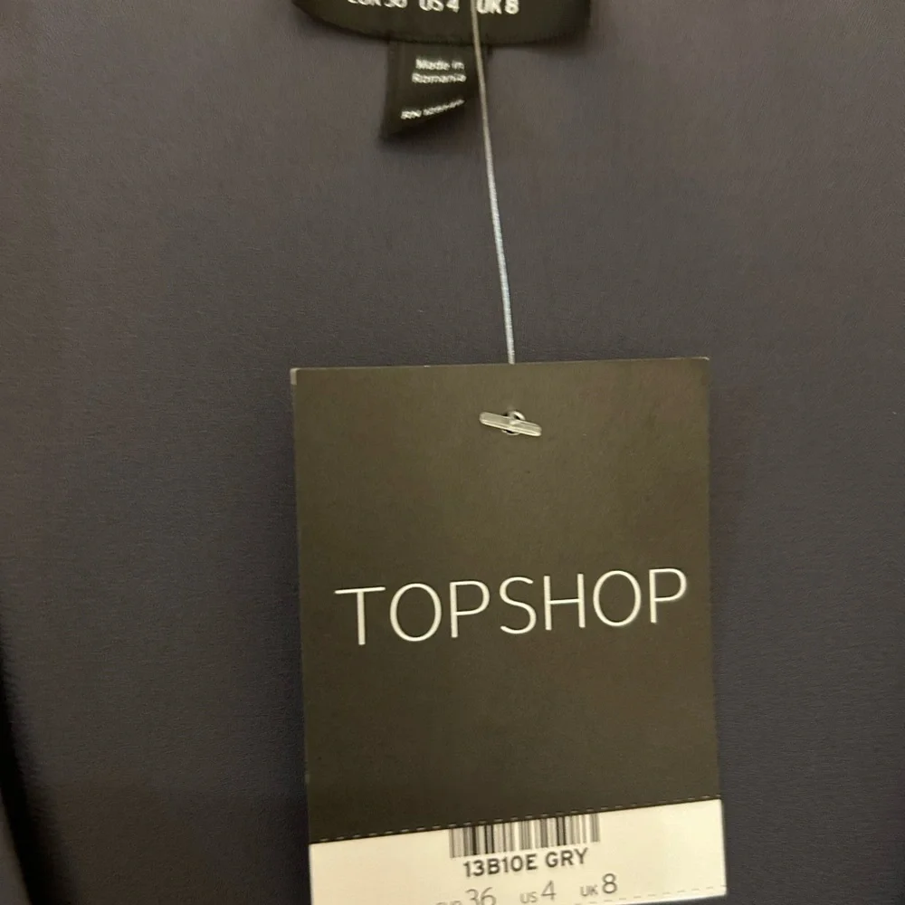 Topshop Charcoal Sleeveless Top - Picture 3 of 5